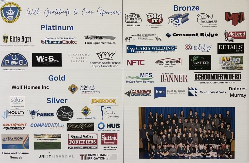 Our Heartfelt Thanks to all the Sponsors of our Gala Dinner Fundraiser on April 18th 2026.